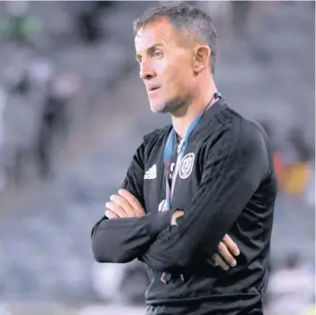  ?? Isithombe: BACKPAGEPI­X ?? UMQEQESHI we-Orlando Pirates uMilutin Sredojevic uthi akumele badikibala abalandeli ngoba iqembu lakhe lidlala kahle