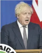  ?? (Photo: AP) ?? British Prime Minister Boris Johnson