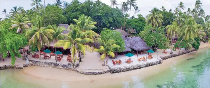  ??  ?? Toberua Island Resort just off the Tailevu Coast near Suva