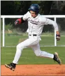  ?? Michelle Petteys, Heritage Snapshots ?? Gage Shaver had three hits, including a two-run homer, to go with four RBI’S in Heritage’s Game 1 win over Lagrange. However, the Grangers took the final two games of the series to advance to the Class AAAA state semifinals.