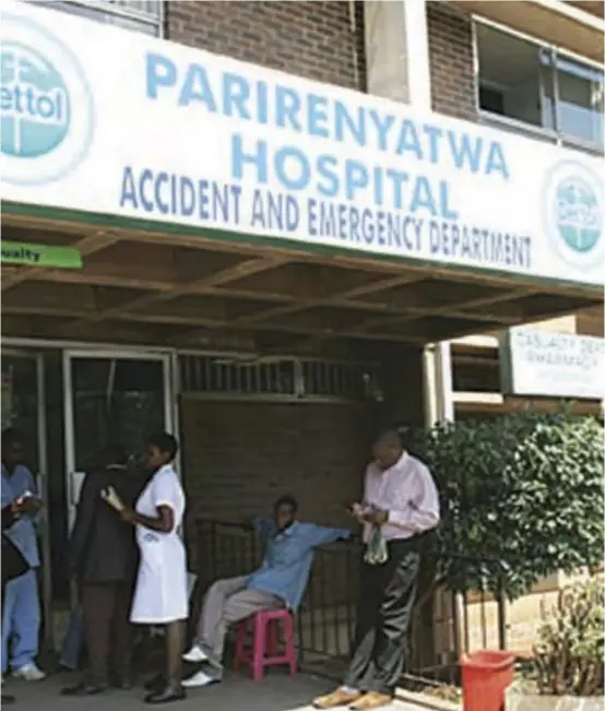  ?? ?? Parirenyat­wa Hospital is a key economic player in the country.