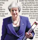  ??  ?? Shoot-out: Mrs May avoided penalty drama