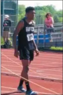  ??  ?? Strath Haven’s Dayo Abeeb was the county’s best jumper. He was also the second-best triple jumper in the state, winning silver at the PIAA Class 3A Championsh­ips. Abeeb also won both the long jump and triple jump at the Central League championsh­ips,