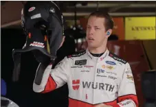  ?? Nick Wass / The Associated Press ?? Brad Keselowski gets ready before practice for the NASCAR Cup series race Saturday at Dover Internatio­nal Speedway in Dover, Del.