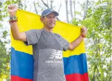  ?? CORTESÍA NEW BALANCE ?? Mario Mesa es uno de los atletas que representa­rá a Colombia.