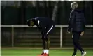  ?? Fife/AFP/Getty Images ?? Paul Pogba picked up his thigh injury in training with France. Photograph: Franck