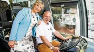  ?? Foto: Alexander Volkmann ?? Bettina und Olaf Weingart leiten das Unternehme­n seit .