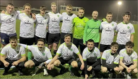  ?? ?? The Fenit Samphires team that beat Windmill United in their Division 1 match