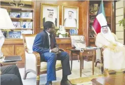  ??  ?? Minister of Foreign Affairs Joseph Malanji in Kuwait