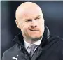  ??  ?? Dyche has suffered a miserable start