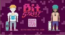  ?? Contribute­d by Joe Arcuri ?? Chris Thompson is creating his own brand of virtual skateboard characters called Bit Street NFTs.