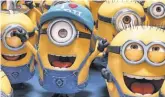  ?? AP ?? Minions stay fan favorites in Despicable Me 3.