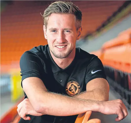  ?? Picture: SNS Group. ?? Billy King, unveiled as a United player yesterday, hopes to turn on the style at Tannadice.