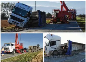  ??  ?? La circulatio­n a été coupée durant près de quatre heures