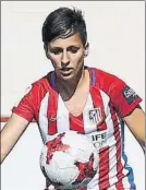  ?? F.: SIRVENT ?? Marta Corredera Con el Atleti 17-18