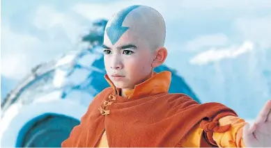  ?? R. C. ?? Gordon Cormier en ‘Avatar, la leyenda de Aang’, disponible en Netflix.
