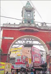  ?? HT PHOTO ?? The Hoshiarpur clock tower was built in 1936.