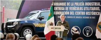  ?? ?? EL GOBERNADOR REITERó que, con seguridad, hay generación de empleo y hay confianza en nuestra tierra.