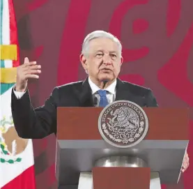  ?? LAURA LOVERA ?? El presidente
Andrés Manuel López Obrador informó el acuerdo