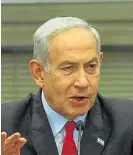  ?? ?? Premier. Benjamin Netanyahu.