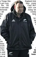  ?? Photo / NZ Herald ?? Steve Hansen says the All Blacks are no different to any other team at the breakdown.