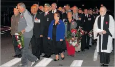  ??  ?? Anzac Day will be marked in Kaitaia with the traditiona­l dawn service, followed by a civic service.