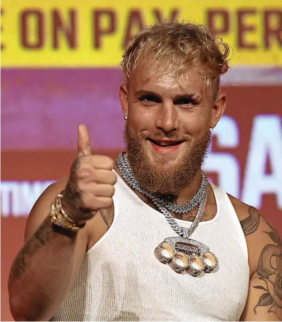 Jake Paul punches his way to top of influencer boxing world PressReader