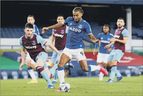  ?? PICTURE: PA ?? LIVING THE DREAM: Former Sheffield Unted striker Dominic Calvert- Lewin’s goals for Everton this season have earned him a first England call- up.