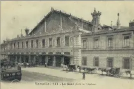  ?? (Photo DR) ?? La gare de Marseille au début du XXe avant les escaliers.