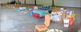  ?? Olivia Morley ?? Rome GA Cares is accepting donations of cleaning supplies, baby products, cases of water and box fans for Hurricane Laura relief through Sept. 18 at the North Rome Church of God warehouse.