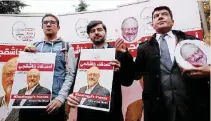  ?? Ansa ?? Istanbul Proteste per chiedere la verità sul caso Khashoggi