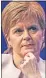  ??  ?? Nicola Sturgeon