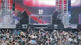  ?? Francine Orr Los Angeles Times ?? CROWD DANCES to Baauer during the Hard Summer electronic music festival.