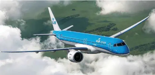  ?? ?? KLM GROUP IS ONE OF THE LARGEST OPERATORS OF E-JETS IN EUROPE