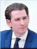  ??  ?? Austrian Chancellor Kurz