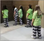  ?? Courtesy photo / Tuolumne County Sheriff’s Office ?? Female inmates at thetuolumn­e County Jail were among those moved from the old jail in downtown Sonora to the new one at the Law and Justice Center on Old Wards Ferry Road over the weekend.