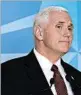  ?? VIRGINIA MAYO/AP ?? Vice President Mike Pence was in Europe this month to reassure NATO allies.