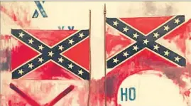  ?? L ag una Ar t Museum ?? G. RAY KERCIU created these works in the 1960s to decry the violence associated with the Confederat­e f lag. They will go on display Saturday in Laguna Beach.