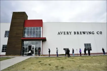  ?? JEREMY PAPASSO — FILE PHOTO ?? Avery Brewing Co. in Boulder has partnered with the National Ski Patrol to produce Patrol Dog Pale ale.