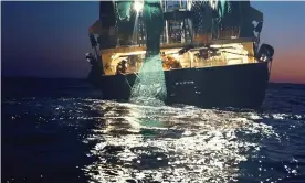  ?? Photograph: Sea Shepherd ?? ‘t’s time to see the oceans in a new light.’ Still from the documentar­y Seaspiracy.