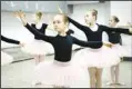  ?? ?? Girls practice in a ballet school in a bomb shelter in Kharkiv, Ukraine, Monday, March 18, 2024. Kharkiv, Ukraine’s closest big city to the Russian border, is regularly under Russian missile attacks. (AP)