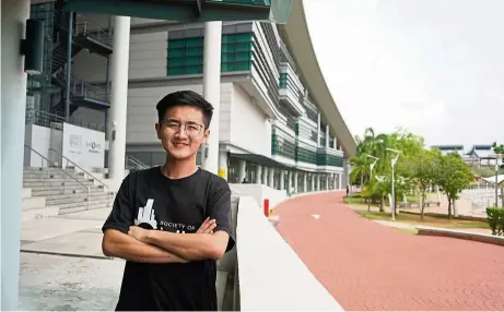  ??  ?? a former Foundation in science student, sim is now pursuing his degree in Civil Engineerin­g at heriot-Watt university Malaysia.