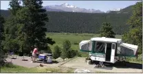  ?? PROVIDED BY NPS.ORG ?? The Moraine Park campground, the largest in Rocky Mountain National Park, will be closed this summer, reducing the number of campsites available on the eastern side of the park by more than half.