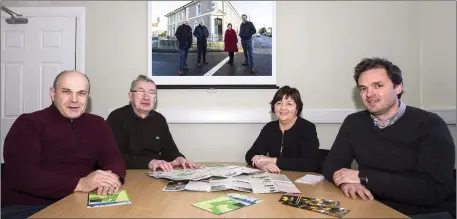  ?? (left) Photo by John Reidy ?? Castleisla­nd Chamber Alliance members: Peter Browne the refurbishe­d Carnegie building, Castleisla­nd. with Chairman Michael John Kearney, Patricia Walsh and Mark McElligott at