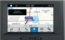  ??  ?? Ford is the first carmaker to allow access to Waze straight through the vehicle’s touch screen.