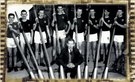  ?? Courtesy John Murphy) (Pic: ?? The Fermoy Rowing Club crew that represente­d Munster in the Inter Provisiona­l Championsh­ips in 1960, in Drogheda. Pictured l-r: Kevin Higgins, Pat Aherne, Pat Breen, John Fenton, John Murphy, RJ O’Leary, Jim Lysaght, Pat Kirwan and Pat Daly (cox).