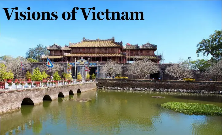  ??  ?? The magnificen­t walled Imperial City at Hue, built for the Imperial family in the 19th century