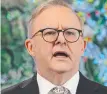  ?? ?? PM Anthony Albanese.