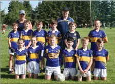  ?? The Glenflesk Under-11 team participat­ing in the Dylan Crowley Football Tournament at Gneeveguil­la GAA Grounds on Saturday. ??