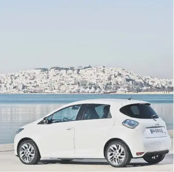  ??  ?? The automotive giant already makes hybrid and electric vehicles such as the Zoe model above